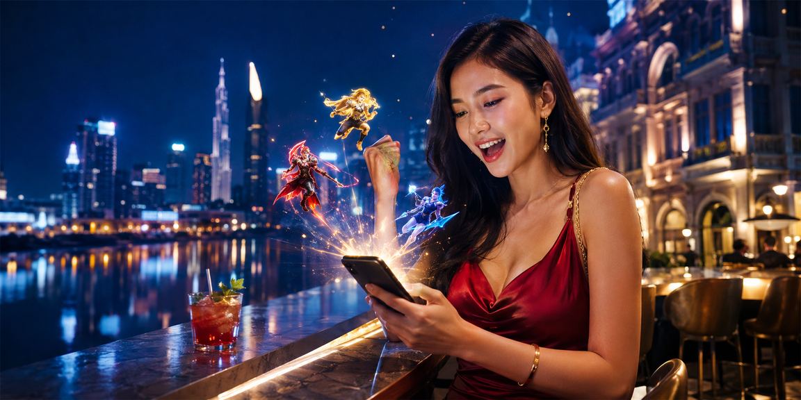Giao diện trò chơi mới trên nền tảng 981 với màu sắc đỏ đậm