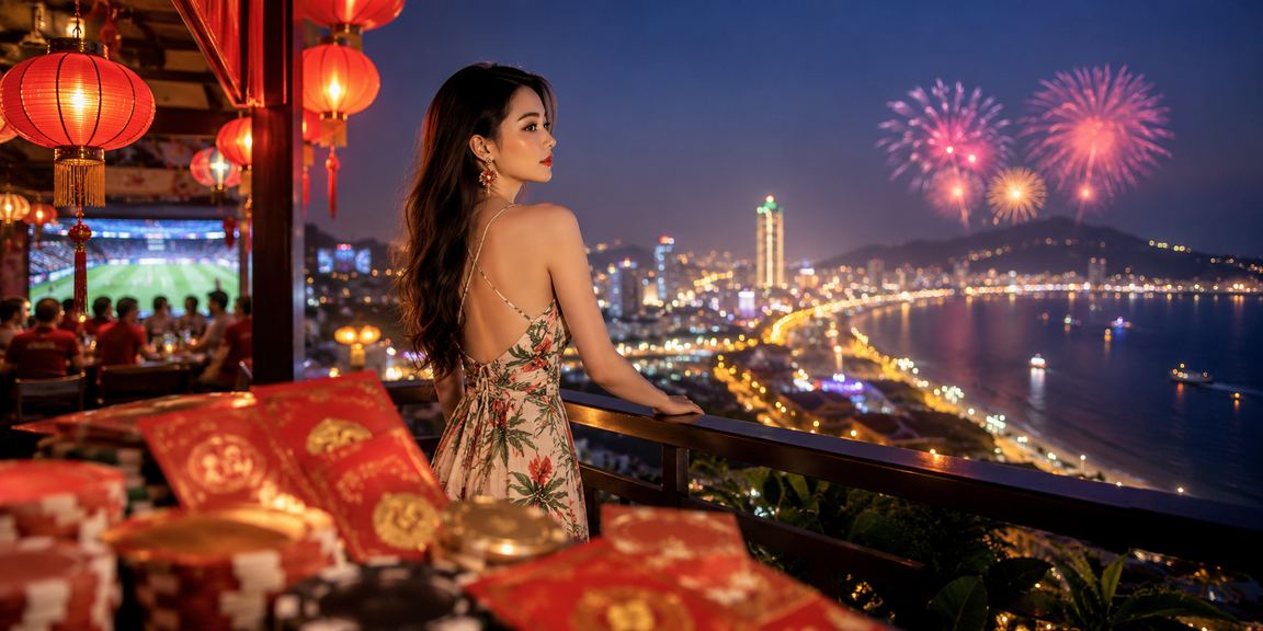 Ứng dụng 981 trên điện thoại với giao diện màu đỏ đậm